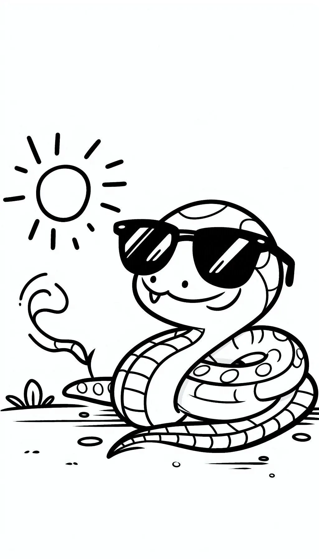 18 Wild Snake Coloring Pages For Kids | Free PDF Printables, image size:1024x1792